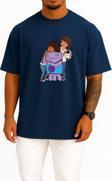 Oversize Home Adventures With Tip Oh Lucy Göğüs Tasarımlı Unisex T-Shirt