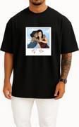 Oversize Korra Asami Sato Feeling Happiness Human Behavior Göğüs Tasarımlı Unisex T-Shirt