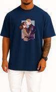 Oversize Star Wars Lost Stars Claudia Gray Göğüs Tasarımlı Unisex T-Shirt