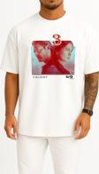 Oversize Colony Series And Season Folder İcons, Colony Göğüs Tasarımlı Unisex T-Shirt