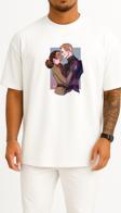 Oversize Star Wars Lost Stars Claudia Gray Göğüs Tasarımlı Unisex T-Shirt