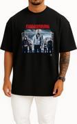 Oversize Gomorrah Series And Season Folder İcons, Gomorrah Göğüs Tasarımlı Unisex T-Shirt