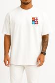 Oversize Flag Of Italy Maritime Republics Italian Navy Jack Cep Tasarımlı Unisex T-Shirt