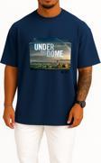 Oversize Under The Dome Series And Season Folder İcons, Under The Dome Göğüs Tasarımlı Unisex T-Shirt
