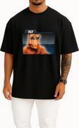Oversize Alf Tv Series Yabancı Dizi Göğüs Tasarımlı Unisex T-Shirt