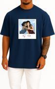 Oversize Korra Asami Sato Feeling Happiness Human Behavior Göğüs Tasarımlı Unisex T-Shirt
