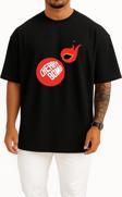 Oversize Exhaust System Car Cherry Bomb Glasspack Muffler Göğüs Tasarımlı Unisex T-Shirt