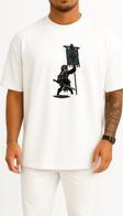 Oversize Darkest Dungeon Crusades Dark Souls Knight Nexus Mod Göğüs Tasarımlı Unisex T-Shirt