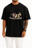 Oversize Troll Norway Norse Mythology Norwegian Gnome Göğüs Tasarımlı Unisex T-Shirt