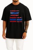Oversize Flag Of Thailand Creative Design Göğüs Tasarımlı Unisex T-Shirt