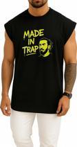 Oversize Ezhel Graffiti Style - Made İn Trap Göğüs Tasarımlı Atlet