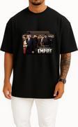 Oversize Boardwalk Empire Göğüs Tasarımlı Unisex T-Shirt