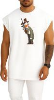 Oversize American Pekin Duck Mallard Bird, Gangster Göğüs Tasarımlı Atlet