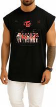 Oversize Twıce The Story Begins Cheer Up K-Pop Music Göğüs Tasarımlı Atlet