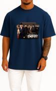 Oversize Boardwalk Empire Göğüs Tasarımlı Unisex T-Shirt