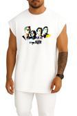 Oversize Arctic Monkeys Art, Jamie Cook Alex Turner Arctic Monkeys Göğüs Tasarımlı Atlet