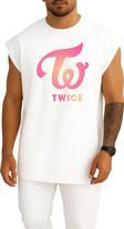 Oversize Twıce K-Pop Logo Lıkey Signal Göğüs Tasarımlı Atlet