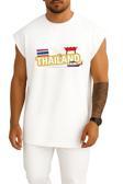 Oversize Thailand Logo, Flag Of Thailand Logo Göğüs Tasarımlı Atlet