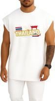 Oversize Thailand Logo, Flag Of Thailand Logo Göğüs Tasarımlı Atlet