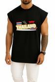 Oversize Thailand Logo, Flag Of Thailand Logo Göğüs Tasarımlı Atlet