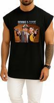 Oversize Bonnie & Clyde Bonnie And Clyde Television Göğüs Tasarımlı Atlet
