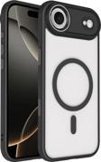 Apple iPhone 17 Air Kılıf Wireless Şarj Özellikli Zore Krom M-safe Silikon Kapak