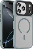 Apple iPhone 17 Pro Kılıf Mat Arka Yüzey Wireless Şarj Özellikli Zore Flet M-safe Kapak