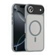 iPhone 17 Air Kılıf Mat Arka Yüzey Wireless Şarj Özellikli Flet M-safe Kılıf