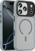 iPhone 17 Pro Max Kılıf Mat Arka Yüzey Wireless Şarj Özellikli Flet M-safe Kılıf
