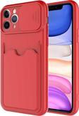 Kılıftech İphone 11 Pro Max Uyumlu  Kartix Kılıf-Kırmızı