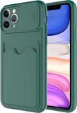 Kılıftech İphone 11 Pro Max Uyumlu  Kartix Kılıf-Koyu Yeşil