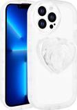 Kılıftech İphone 12 Pro Max Uyumlu Kamera Korumalı Pop Soketli Renkli Zore Ofro Kılıf-Beyaz