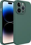 Kılıftech İphone 14 Pro Uyumlu Zore Kamera Korumalı Mara Lansman Kılıf-Koyu Yeşil