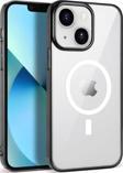 Safa İphone 14 Uyumlu Zore Wireless Şarj Özellikli Pixel Magsafe Kılıf-Siyah