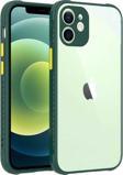 Kılıftech İphone 12 Uyumlu  Kaff Kılıf-Koyu Yeşil