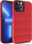 Kılıftech İphone 12 Pro Max Uyumlu Zore Kasis Kılıf-Kırmızı
