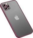 Kılıftech İphone 12 Pro Max Uyumlu Zore Retro Kılıf-Koyu Mor