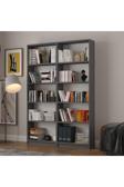 5 Raflı (5 BÖLMELİ) 2 Modüllü Kitaplık Çalışma Odası Ofis Modern Dekoratif Kitaplık