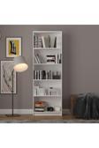 5 Raflı (5 BÖLMELİ) Kitaplık Çalışma Odası Ofis Modern Dekoratif Kitaplık