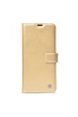 Kılıftech Galaxy S22 Uyumlu Zore Kar Deluxe Kılıflı Uyumlu-Gold