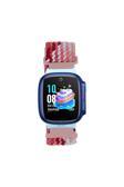 Wenixs Huawei Watch Gt5 Pro 42Mm Wnx Krd-139 Çocuklara Özel Örgü Kordon - Kırmızı-Pembe