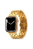 Haktan Kılıf Watch 44Mm Uyumlu Krd-20 Metal Zore Kordon-Gold