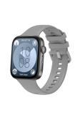Kılıftech Huawei Watch Fit 3 Band Serisi Klasik Kordon Silikon Strap Kayış-Gri