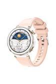 Kılıftech Huawei Watch Gt5 Pro 42Mm Uyumlu Zore Krd-129 Silikon Kordon Strap Kayış-Pembe