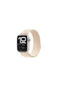 Kılıftech Watch 10 46Mm Uyumlu Krd-91 Hasır Kordon Strap Kayış-Starlight-Pembe