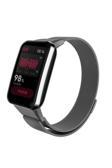 Kılıftech Xiaomi Mi Band 7 Pro Zore Krd-01 Metal Kordon-Gri