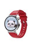 Zore Huawei Watch Gt5 41Mm Uyumlu Krd-129 Silikon Kordon Strap Kayış-Kırmızı