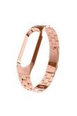 Kılıftech Xiaomi Mi Band 4 Uyumlu Krd-05 Metal Zore Kordon-Gold