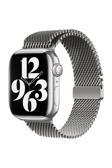 Kılıftech Watch 10 42Mm Uyumlu Zore Krd-121 Metal Hasır Kordon-Gri