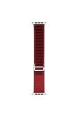 Kılıftech Watch 42Mm Clo Band-74 Hasır Kordon-Koyu Kırmızı